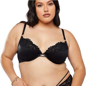 SAVAGE NOT SORRY HALF CUP BRA WITH LACE